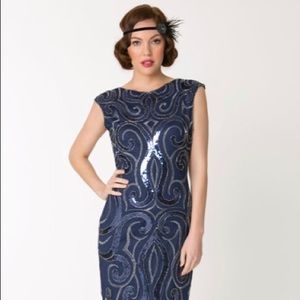 Unique Vintage Flapper Dress